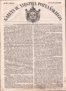 Gazeta Wielkiego Xięstwa Poznańskiego. 1849.09.22 Nr221