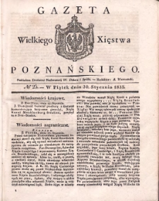 Gazeta Wielkiego Xięstwa Poznańskiego 1835.01.30 Nr25