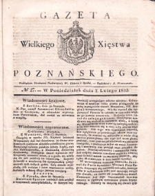 Gazeta Wielkiego Xięstwa Poznańskiego 1835.02.02 Nr27