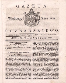 Gazeta Wielkiego Xięstwa Poznańskiego 1835.02.03 Nr28