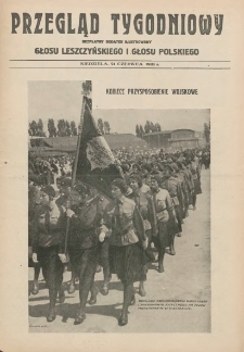 Przegląd Tygodniowy: bezpłatny dodatek ilustrowany Głosu Leszczyńskiego i Głosu Polskiego 1931.06.21