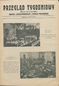 Przegląd Tygodniowy: bezpłatny dodatek ilustrowany Głosu Leszczyńskiego i Głosu Polskiego 1932.02.07