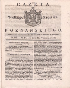 Gazeta Wielkiego Xięstwa Poznańskiego 1835.09.18 Nr218