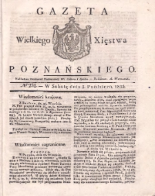 Gazeta Wielkiego Xięstwa Poznańskiego 1835.10.03 Nr231