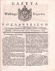 Gazeta Wielkiego Xięstwa Poznańskiego 1835.10.08 Nr235