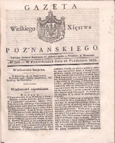 Gazeta Wielkiego Xięstwa Poznańskiego 1835.10.19 Nr244