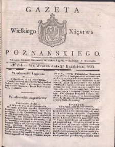 Gazeta Wielkiego Xięstwa Poznańskiego 1835.10.27 Nr251