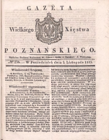 Gazeta Wielkiego Xięstwa Poznańskiego 1835.11.02 Nr256