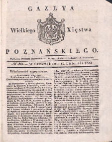 Gazeta Wielkiego Xięstwa Poznańskiego 1835.11.12 Nr265