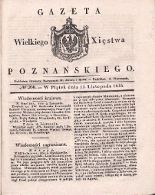 Gazeta Wielkiego Xięstwa Poznańskiego 1835.11.13 Nr266