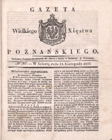 Gazeta Wielkiego Xięstwa Poznańskiego 1835.11.14 Nr267