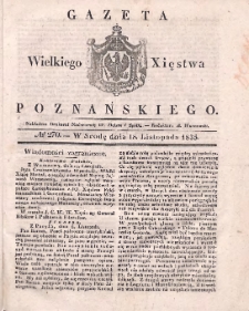 Gazeta Wielkiego Xięstwa Poznańskiego 1835.11.18 Nr270