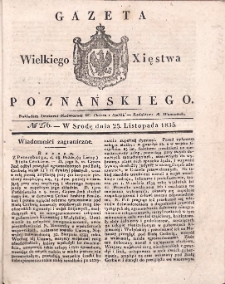 Gazeta Wielkiego Xięstwa Poznańskiego 1835.11.25 Nr276