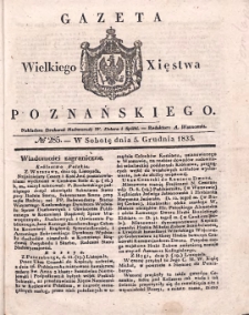 Gazeta Wielkiego Xięstwa Poznańskiego 1835.12.05 Nr285