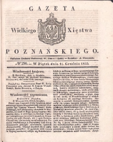 Gazeta Wielkiego Xięstwa Poznańskiego 1835.12.11 Nr290