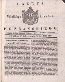 Gazeta Wielkiego Xięstwa Poznańskiego 1835.12.12 Nr291