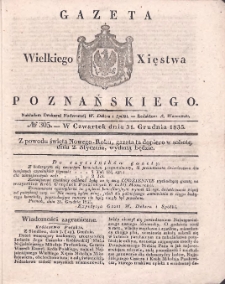 Gazeta Wielkiego Xięstwa Poznańskiego 1835.12.31 Nr305