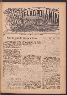 Wielkopolanin 1930.10.25 R.1 Nr48