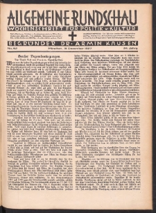 Allgemeine Rundschau: Wochenschrift f&uuml;r Politik und Kultur 1927.12.31 Jg. 24 Nr52