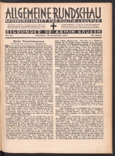 Allgemeine Rundschau: Wochenschrift für Politik und Kultur 1927.12.31 Jg. 24 Nr52