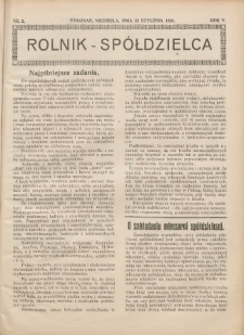 Rolnik-Sp&oacute;łdzielca 1928.01.22 R.5 Nr2