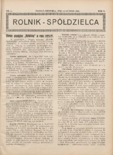 Rolnik-Sp&oacute;łdzielca 1928.02.19 R.5 Nr4