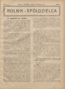 Rolnik-Sp&oacute;łdzielca 1928.06.10 R.5 Nr12