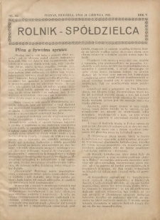 Rolnik-Sp&oacute;łdzielca 1928.06.24 R.5 Nr13