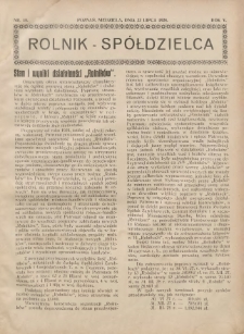 Rolnik-Sp&oacute;łdzielca 1928.07.22 R.5 Nr15