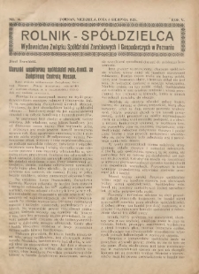 Rolnik-Sp&oacute;łdzielca 1928.08.05 R.5 Nr16