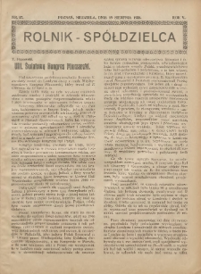 Rolnik-Sp&oacute;łdzielca 1928.08.19 R.5 Nr17