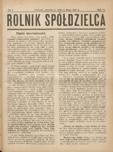 Rolnik-Sp&oacute;łdzielca 1929.05.05 R.6 Nr9