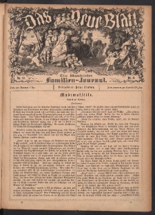 Das Neue Blatt: ein illustriertes Familien-Journal 1870 Bd. 2 Nr30