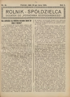 Rolnik-Sp&oacute;łdzielca 1925.07.26 R.2 Nr15