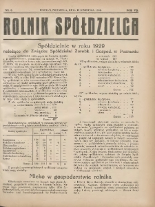 Rolnik-Sp&oacute;łdzielca 1930.04.13 R.7 Nr8