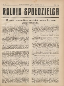 Rolnik-Sp&oacute;łdzielca 1930.07.20 R.7 Nr15