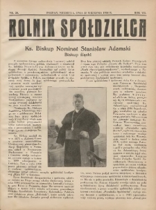 Rolnik-Sp&oacute;łdzielca 1930.09.28 R.7 Nr20