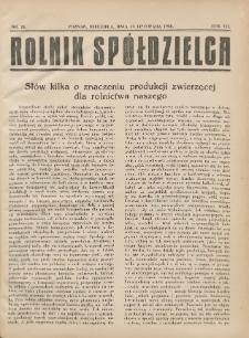 Rolnik-Sp&oacute;łdzielca 1930.11.23 R.7 Nr24