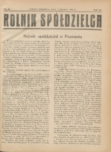 Rolnik-Sp&oacute;łdzielca 1930.12.07 R.7 Nr25