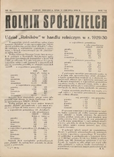 Rolnik-Sp&oacute;łdzielca 1930.12.21 R.7 Nr26
