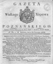 Gazeta Wielkiego Xięstwa Poznańskiego 1828.02.23 Nr 16