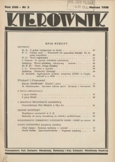 Kierownik: czasopismo Kat. Związku Młodzieży Żeńskiej i Kat. Związku Młodzieży Męskiej 1938.03 R.17 Nr3