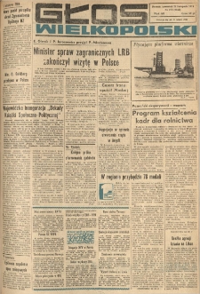 Głos Wielkopolski. 1974.11.21 R.30 nr272 Wyd.AB