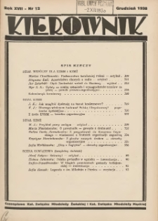 Kierownik: czasopismo Kat. Związku Młodzieży Żeńskiej i Kat. Związku Młodzieży Męskiej 1938.12 R.17 Nr12