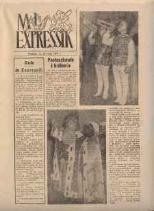 Mały Expressik: Bezpłatny dodatek "Expressu Poznańskiego" 1958.01.11