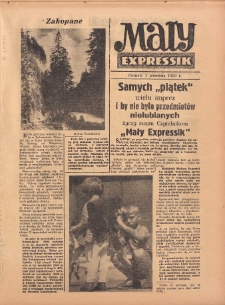 Mały Expressik: Bezpłatny dodatek "Expressu Poznańskiego" 1960.09.01