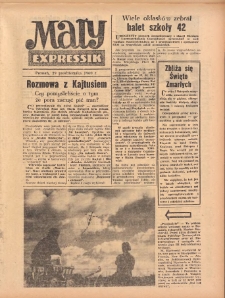 Mały Expressik: Bezpłatny dodatek "Expressu Poznańskiego" 1960.10.29