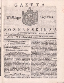 Gazeta Wielkiego Xięstwa Poznańskiego 1835.03.30 Nr75