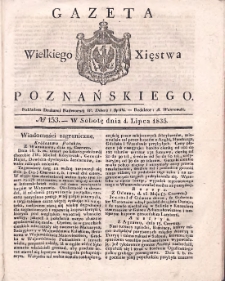 Gazeta Wielkiego Xięstwa Poznańskiego 1835.07.04 Nr153