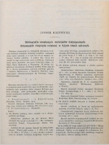Bibljografja urzędowych materjał&oacute;w statystycznych, dotyczących statystyki rolniczej w byłych trzech zaborach